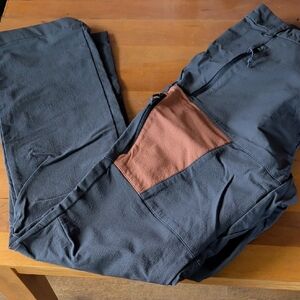 Jack Wolfskin Dark Blue and Pink Cargo Pants